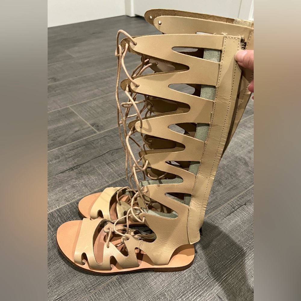 Topshop gladiator style sandal boots